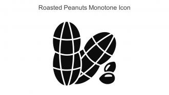 Roasted Peanuts Monotone Icon In Powerpoint Pptx Png And Editable Eps Format