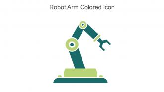 Robot Arm Colored Icon In Powerpoint Pptx Png And Editable Eps Format