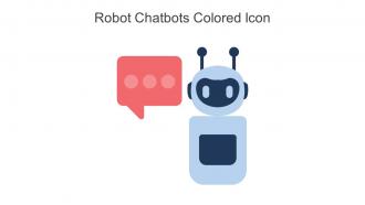 Robot Chatbots Colored Icon In Powerpoint Pptx Png And Editable Eps Format