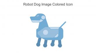 Robot Dog Image Colored Icon In Powerpoint Pptx Png And Editable Eps Format