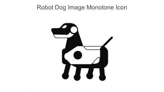 Robot Dog Image Monotone Icon In Powerpoint Pptx Png And Editable Eps Format