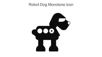 Robot Dog Monotone Icon In Powerpoint Pptx Png And Editable Eps Format