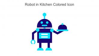 Robot In Kitchen Colored Icon Icon In Powerpoint Pptx Png And Editable Eps Format