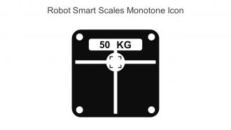 Robot Smart Scales Monotone Icon In Powerpoint Pptx Png And Editable Eps Format