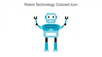 Robot Technology Colored Icon In Powerpoint Pptx Png And Editable Eps Format
