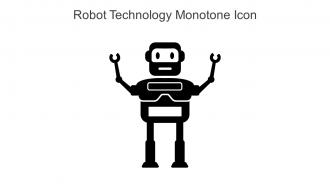 Robot Technology Monotone Icon In Powerpoint Pptx Png And Editable Eps Format