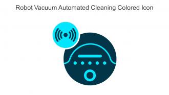 Robot Vacuum Automated Cleaning Colored Icon In Powerpoint Pptx Png And Editable Eps Format