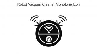 Robot Vacuum Cleaner Monotone Icon In Powerpoint Pptx Png And Editable Eps Format
