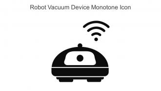 Robot Vacuum Device Monotone Icon In Powerpoint Pptx Png And Editable Eps Format