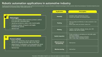 Robotic Automation Applications In Optimizing Business Performance Robotic Automation Applications In Optimizing Business Performance