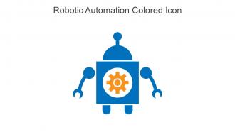 Robotic Automation Colored Icon In Powerpoint Pptx Png And Editable Eps Format