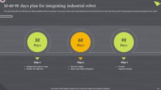 Robotic Automation Systems For Efficient Industrial Operations Powerpoint Presentation Slides Captivating Graphical