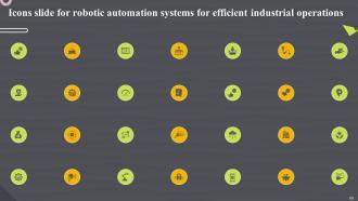 Robotic Automation Systems For Efficient Industrial Operations Powerpoint Presentation Slides Images Captivating