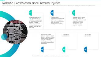 Robotic Exoskeleton And Pressure Injuries Ppt Icons
