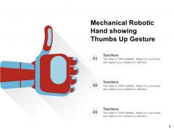 Robotic hand technology anatomy artificial intelligence mechanical device performing