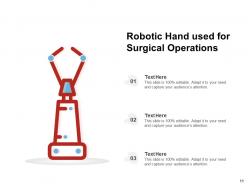 Robotic hand technology anatomy artificial intelligence mechanical device performing