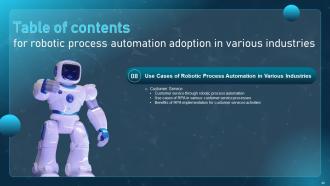 Robotic process automation adoption in various industries powerpoint presentation slides Researched Good