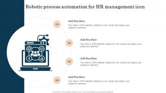 Robotic Process Automation For HR Management Icon