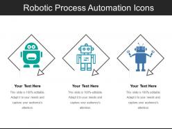Robotic process automation icons