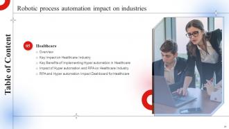 Robotic Process Automation Impact On Industries Powerpoint Presentation Slides Unique Graphical