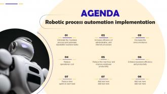 Robotic Process Automation Implementation Powerpoint Presentation Slides Appealing Unique