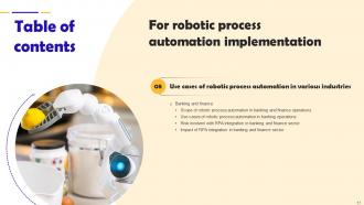 Robotic Process Automation Implementation Powerpoint Presentation Slides Impactful Editable