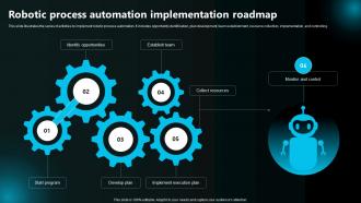 Robotic Process Automation Implementation Roadmap Execution Of Robotic Process