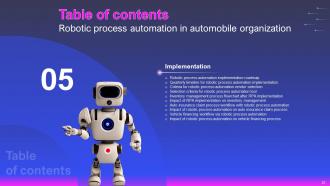 Robotic Process Automation In Automobile Organization Powerpoint Presentation Slides Slides Attractive