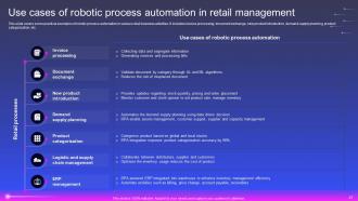 Robotic Process Automation In Automobile Organization Powerpoint Presentation Slides Professionally Attractive