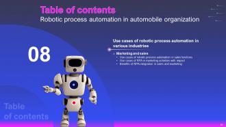 Robotic Process Automation In Automobile Organization Powerpoint Presentation Slides Graphical Attractive