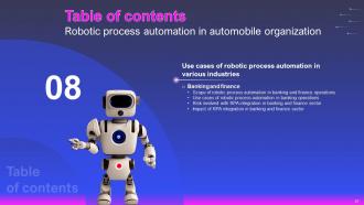 Robotic Process Automation In Automobile Organization Powerpoint Presentation Slides Idea Graphical