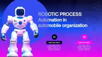 Robotic Process Automation In Automobile Organization