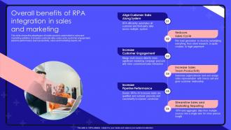 Robotic Process Automation Overall Benefits Of RPA Integration In Sales And Marketing