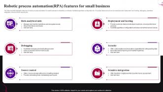 Robotic Process Automation RPA Features For Small Business