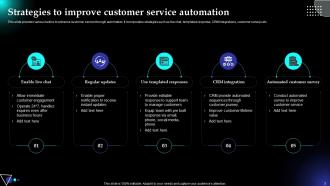 Robotic Process Automation To Enhance Customer Service Powerpoint Ppt Template Bundles DK MD Compatible Multipurpose