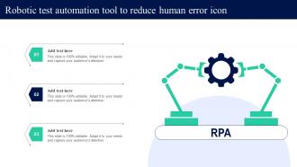 Robotic Test Automation Tool To Reduce Human Error Icon