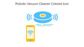 Robotic Vacuum Cleaner Colored Icon In Powerpoint Pptx Png And Editable Eps Format