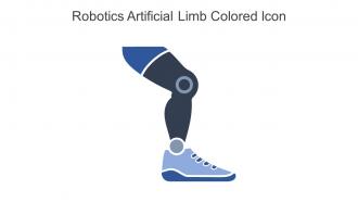 Robotics Artificial Limb Colored Icon In Powerpoint Pptx Png And Editable Eps Format