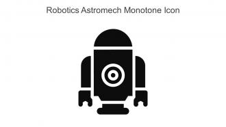 Robotics Astromech Monotone Icon In Powerpoint Pptx Png And Editable Eps Format