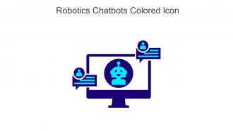 Robotics Chatbots Colored Icon In Powerpoint Pptx Png And Editable Eps Format