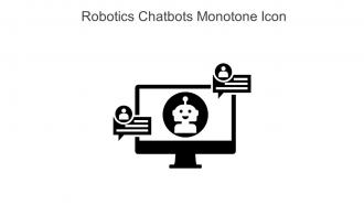 Robotics Chatbots Monotone Icon In Powerpoint Pptx Png And Editable Eps Format