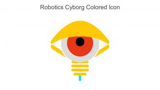Robotics Cyborg Colored Icon In Powerpoint Pptx Png And Editable Eps Format