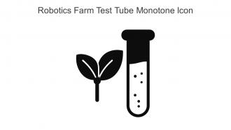 Robotics Farm Test Tube Monotone Icon In Powerpoint Pptx Png And Editable Eps Format