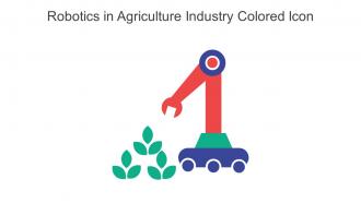 Robotics In Agriculture Industry Colored Icon In Powerpoint Pptx Png And Editable Eps Format