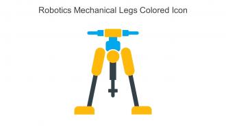 Robotics Mechanical Legs Colored Icon In Powerpoint Pptx Png And Editable Eps Format