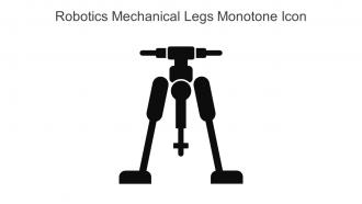 Robotics Mechanical Legs Monotone Icon In Powerpoint Pptx Png And Editable Eps Format