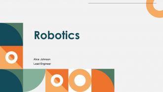 Robotics PPT PowerPoint ST AI