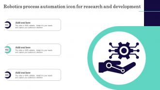 Robotics Process Automation Icon For Research And Development