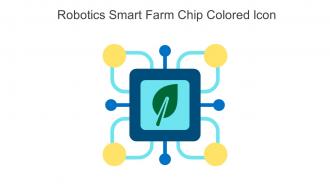 Robotics Smart Farm Chip Colored Icon In Powerpoint Pptx Png And Editable Eps Format