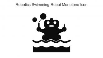 Robotics Swimming Robot Monotone Icon In Powerpoint Pptx Png And Editable Eps Format